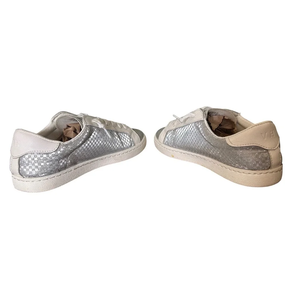 Vintage Havana Silver Glitter Sneakers Womens Size 8 Star Low Top Shoes‎